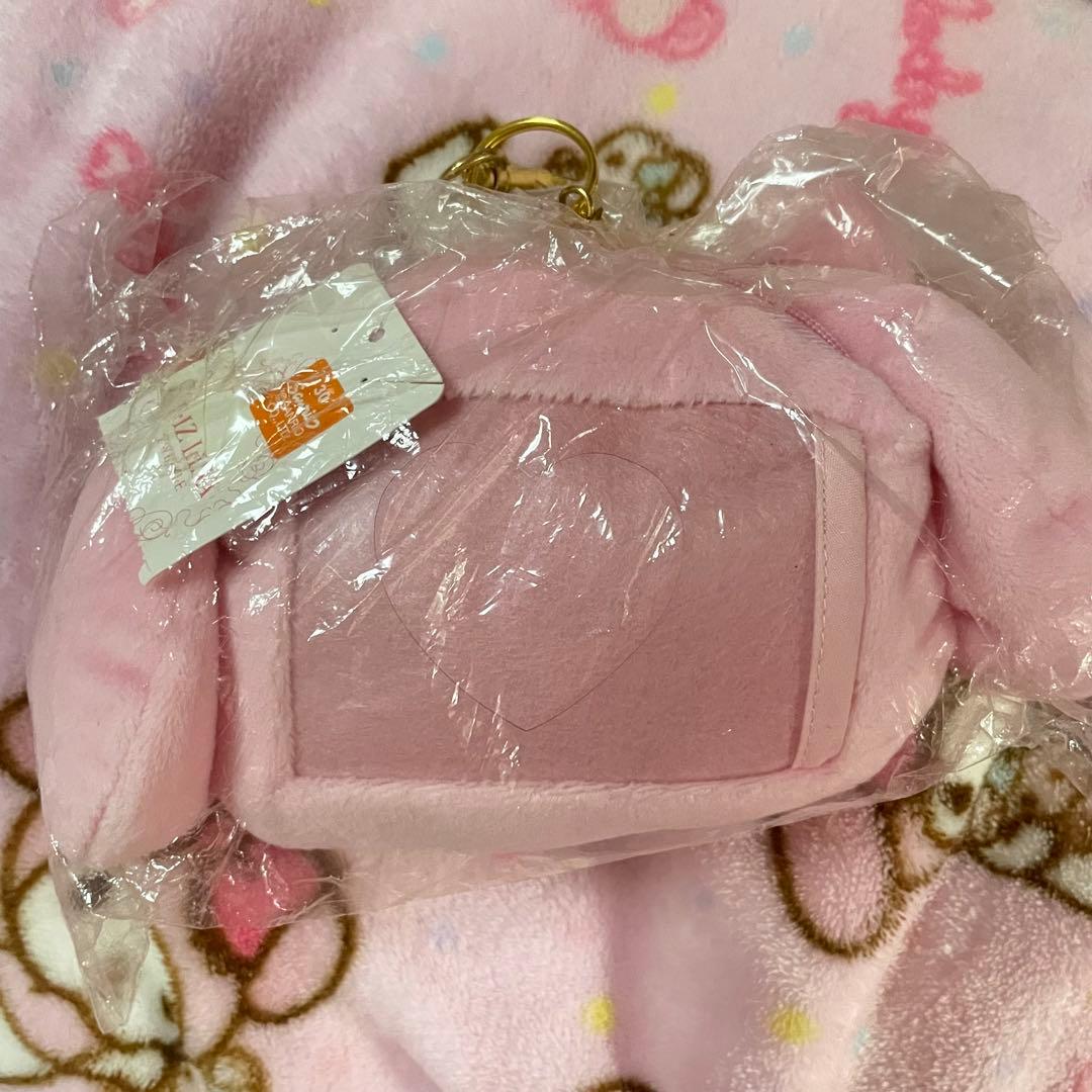 レア　マイメロ リズメロ リズリサ　ぬいぐるみ　パスケース　マスコット　ピンク