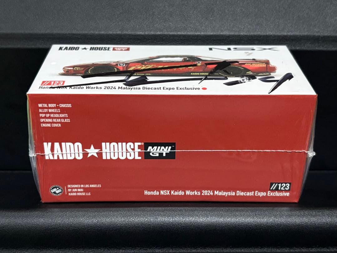 ミニGT 街道ハウス ホンダ NSX 街道ワークス V2 レッドパール2024