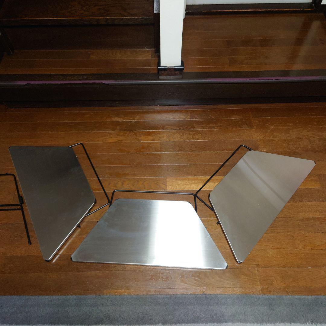 Hangi Out ステンレス三角アウトドアテーブル