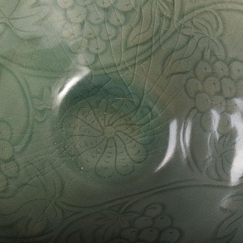 中国　龍泉窯　青磁　果実文碗　鉢　V　R7814