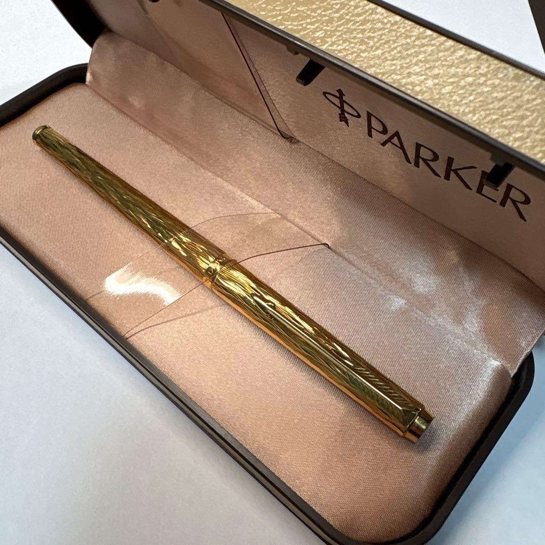 PARKERパーカー万年筆Made in Franceフランス製 14k金メッキ