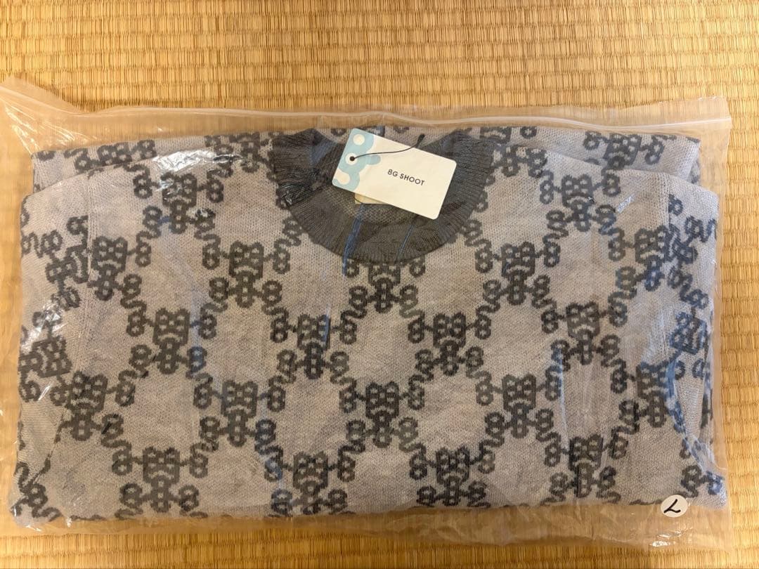 kk.hhさん専用新品未使用8G SHOOT ロゴパターンジャカードニット