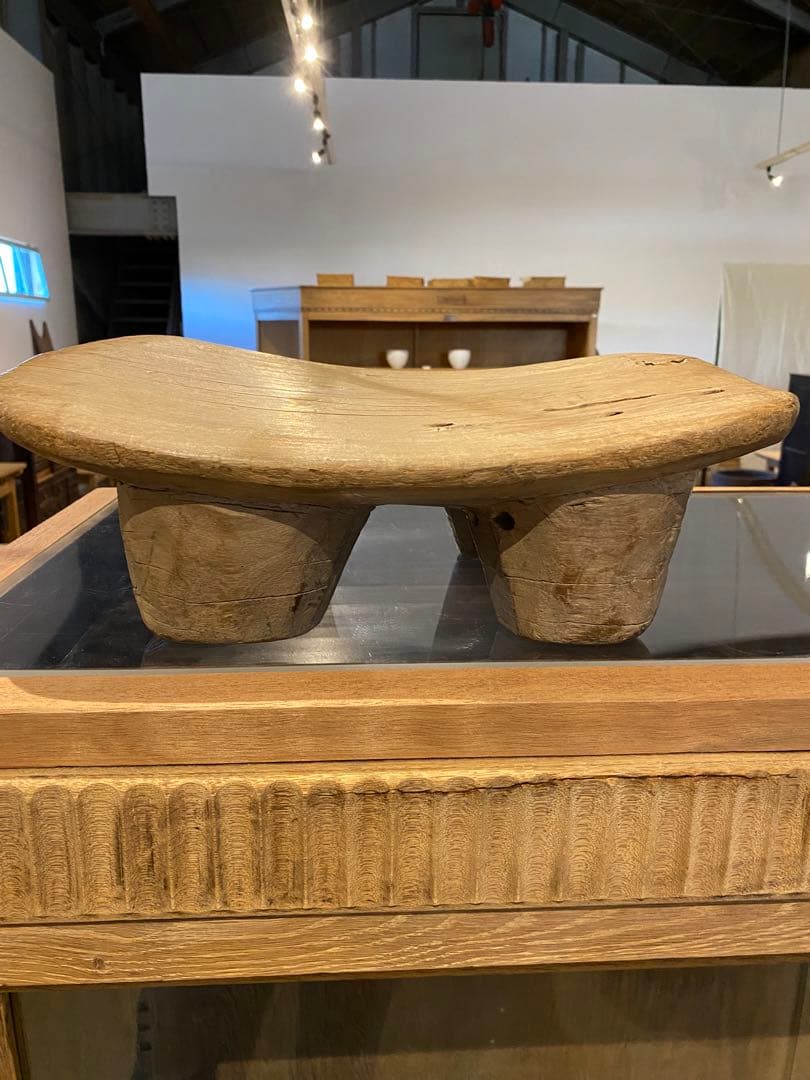 アンティーク　アフリカ　スツール　木製