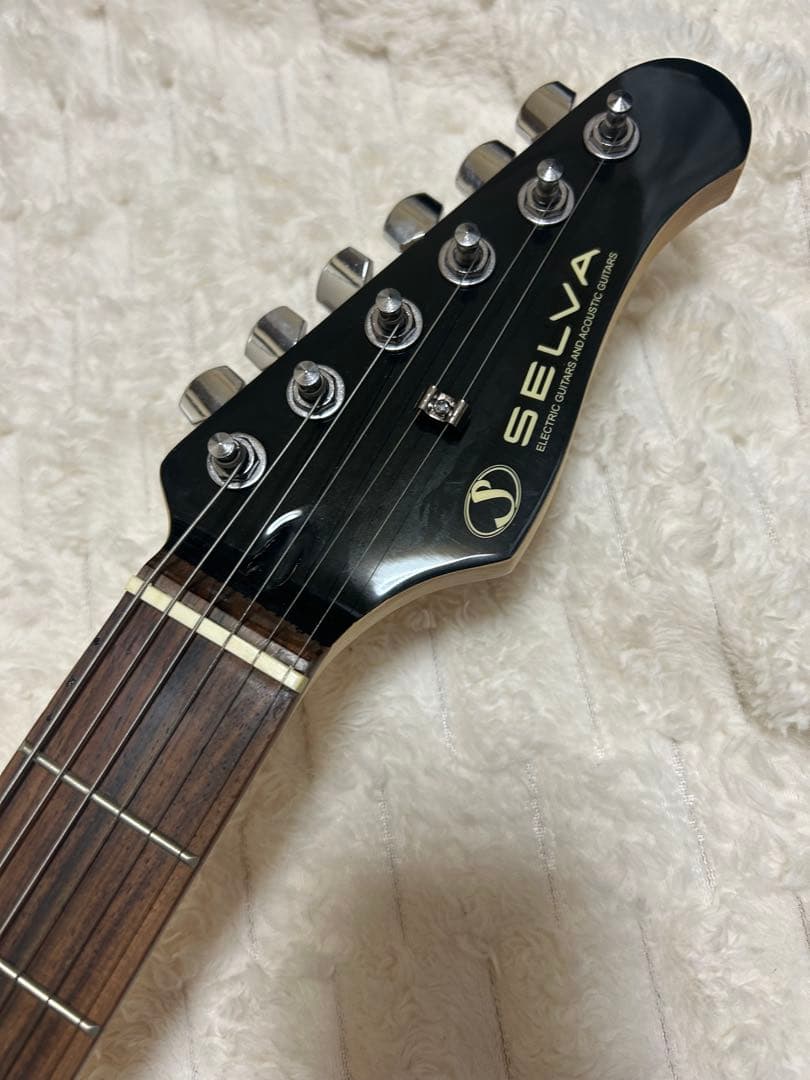 SELVA ストラトキャスター ブラック 黒 SSH セルバ ミニギターアンプ