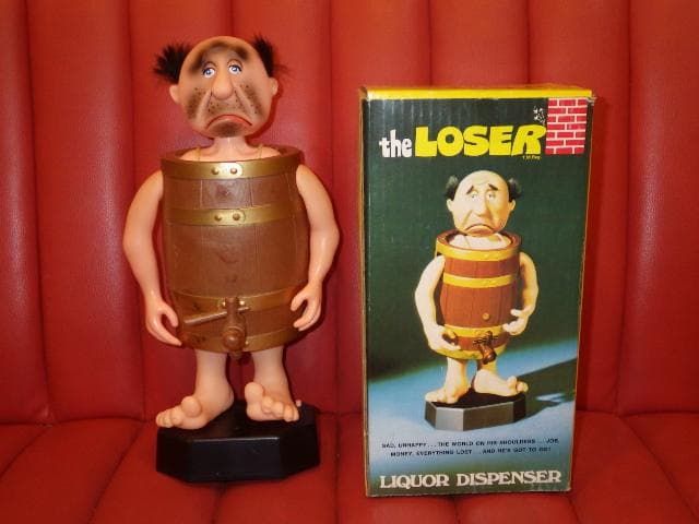 THE LOSER★リキュールディスペンサー★置物★人形★バレルマン★ジョーク
