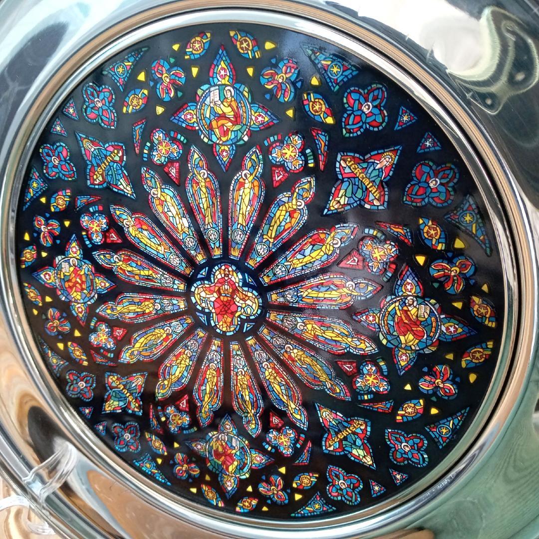 セント・ジョン・ザ・ディヴァイン大聖堂 ステンドグラス バラ窓グラスマスターズ社