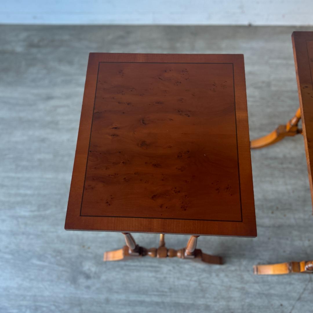 イギリス アンティーク家具 フリップトップ ネストテーブル 1960年 952A