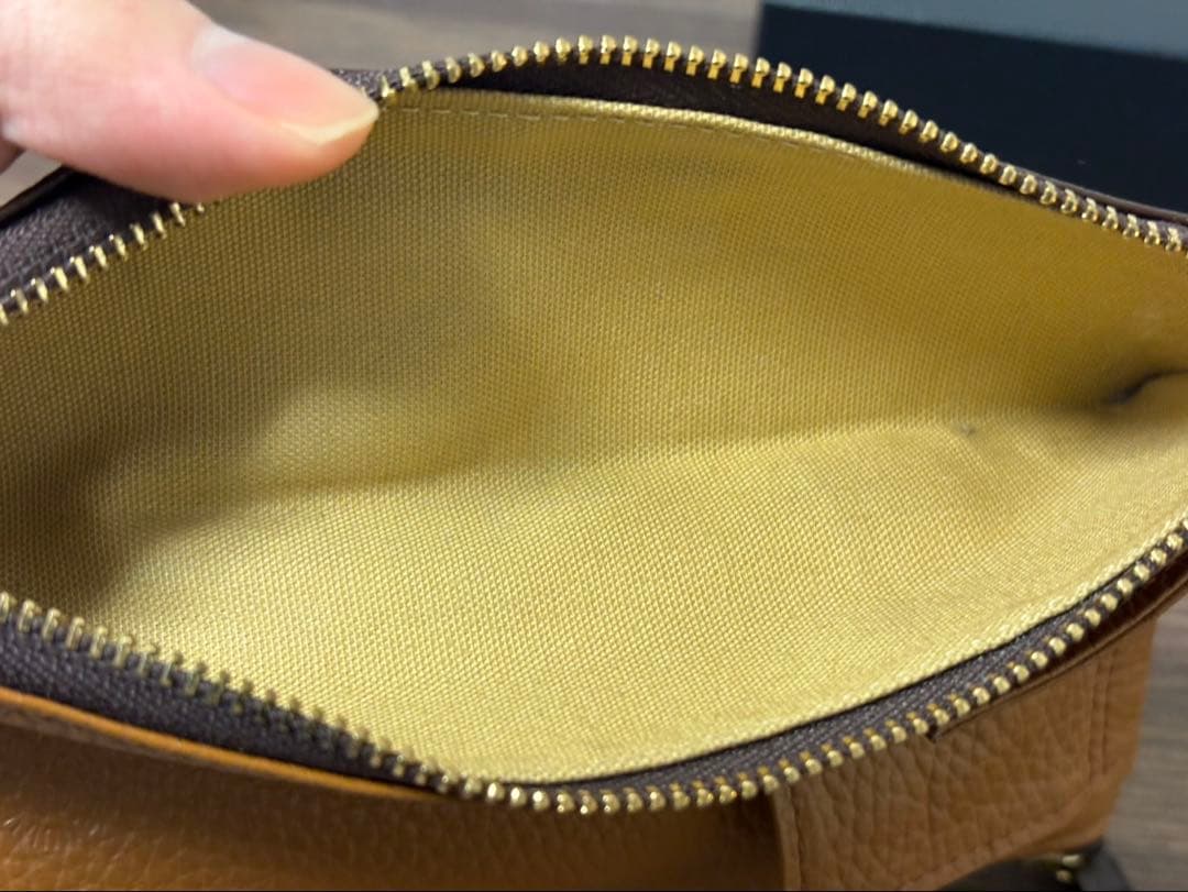 Cカンパニー ルポペンケース ダークブラウン 本革 箱付