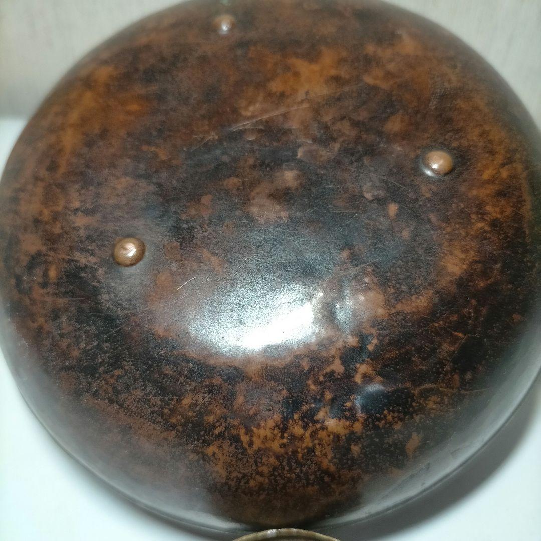 銅製 浮彫り水差し　水注