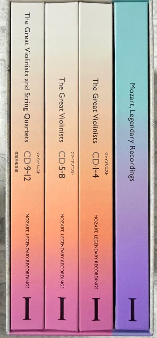 未使用　「モーツァルト 伝説の録音」全3巻セット　CD36枚と書籍3巻