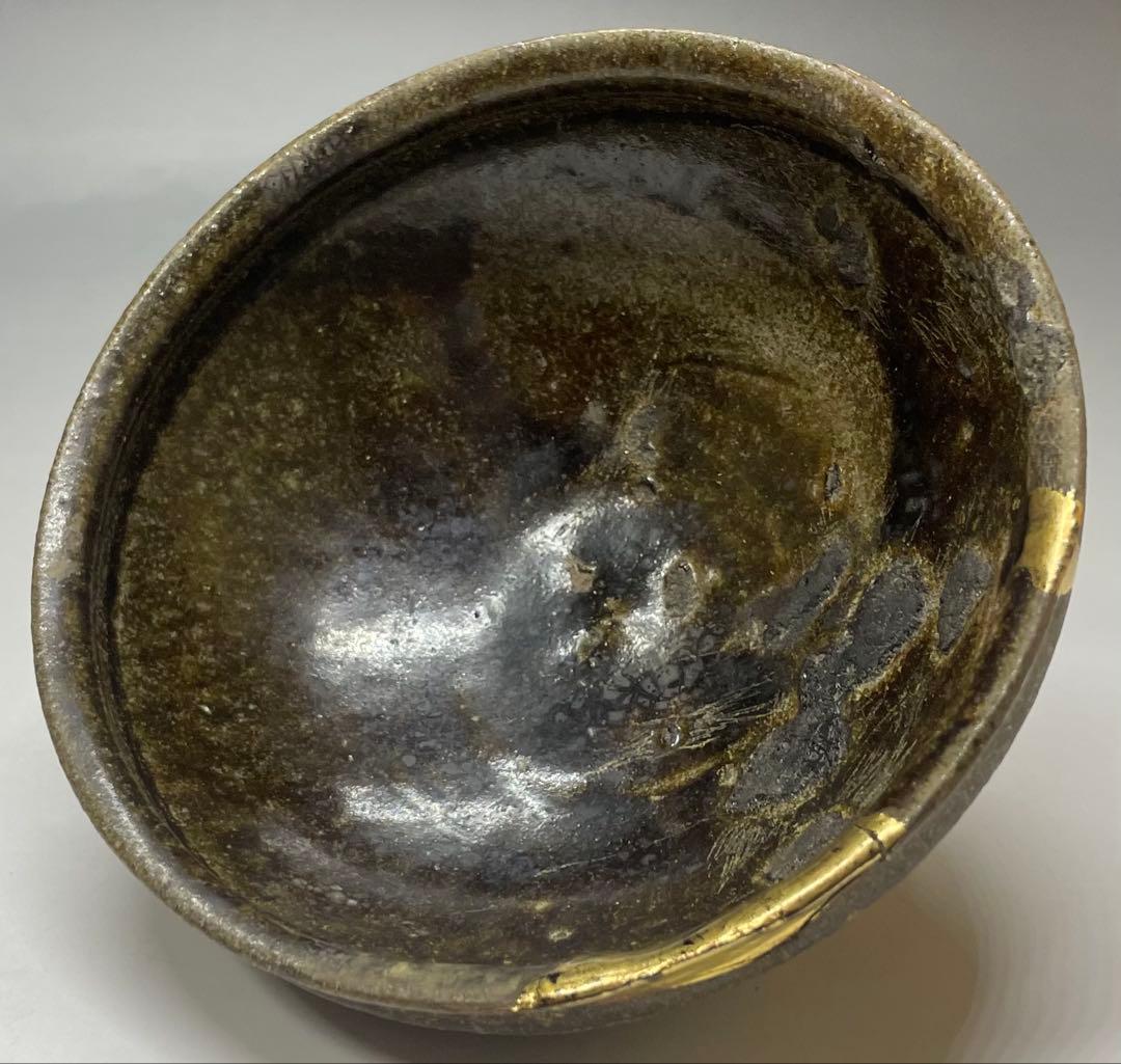 天目茶碗　宋　吉州窯　本金直し　時代箱　Y687