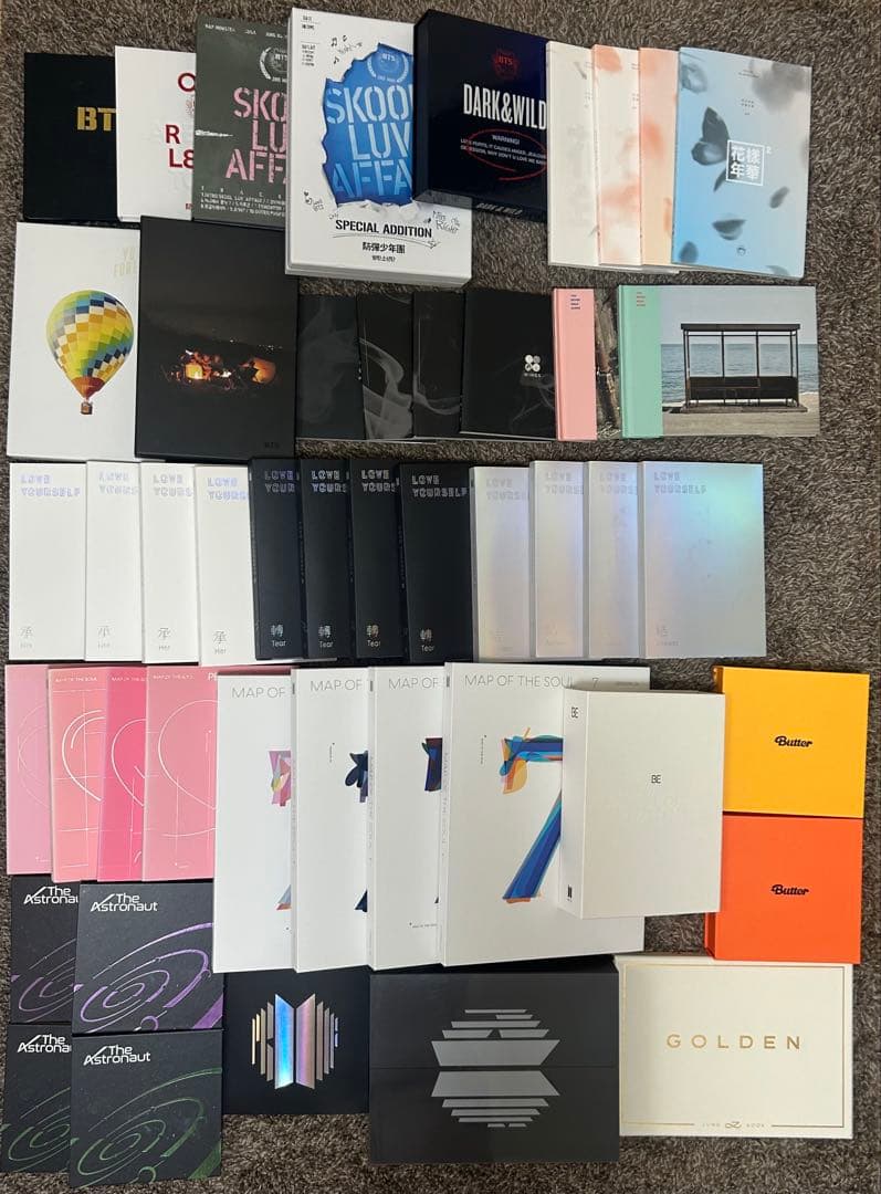 BTS グッズ まとめ売り 全アルバム 全形態 アミボム ラッキーボックス ジン