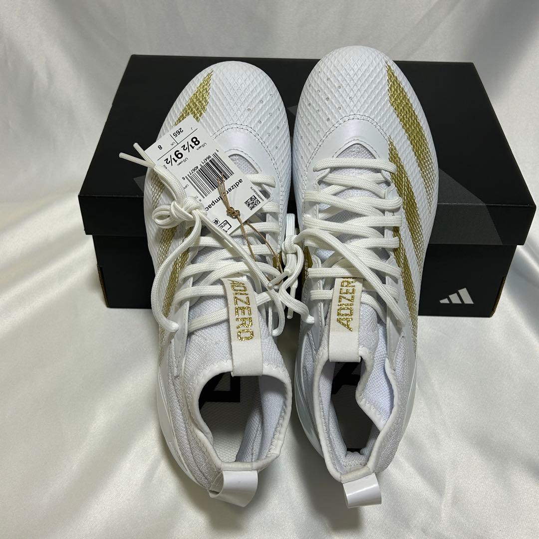 Adizero Impact Cleats　WHT/GLD　26.5㎝　V