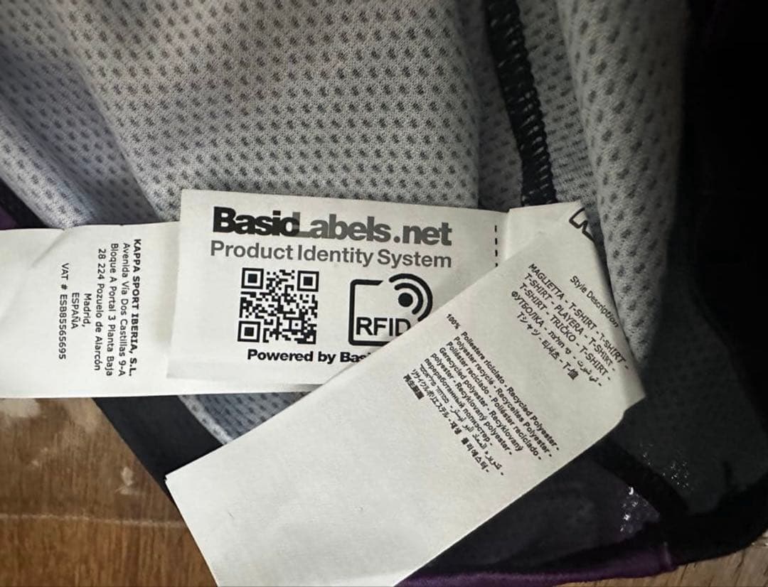 【新品】 REAL VALLADOLID プレマッチシャツ