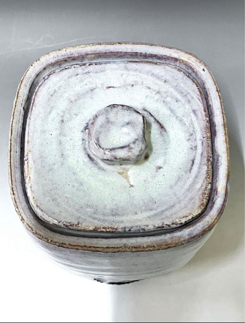 E244 萩焼　正峰窯　水指　小高正峰　茶道具　茶器