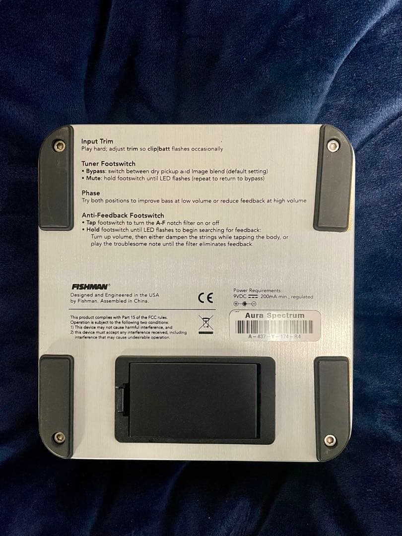FISHMAN Aura Spectrtm DI Preamp 美品