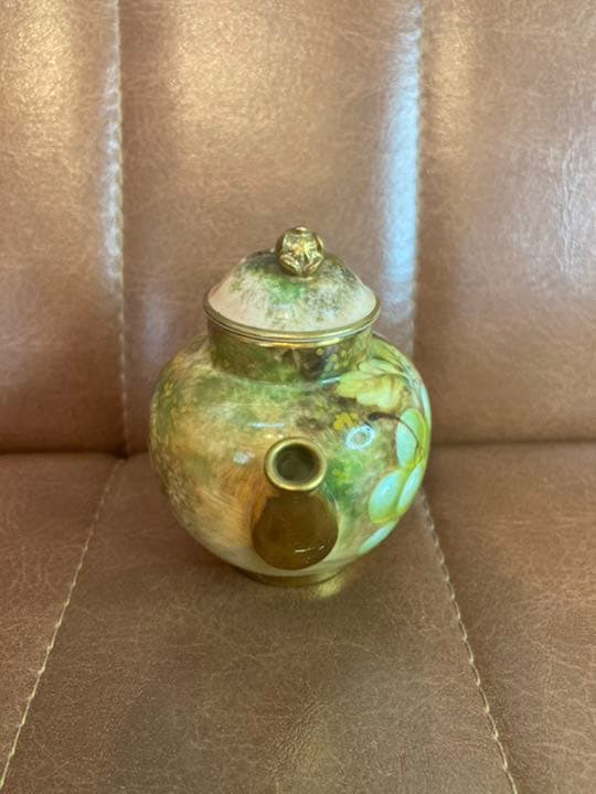 ロイヤルウースター ペインテッドフルーツ　ミニチュア　ティーポット　アンティーク