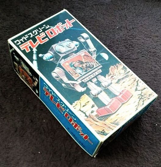 昭和　激レア　ブリキ　ロボット　ワイドスクリーンテレビロボット