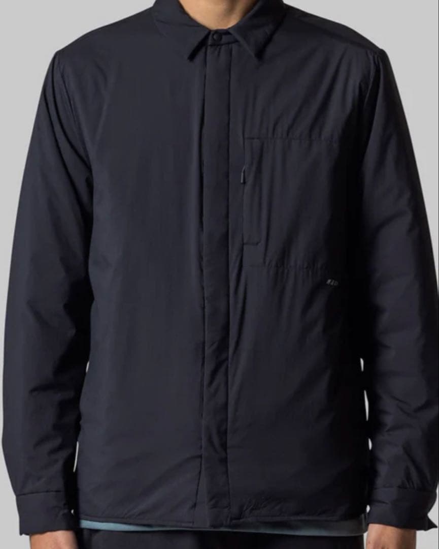  Padded Overshirt ブラック　XS