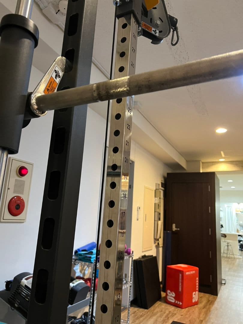 スミスマシンフルセット ブラック パワーラック ベンチ バーベル付き