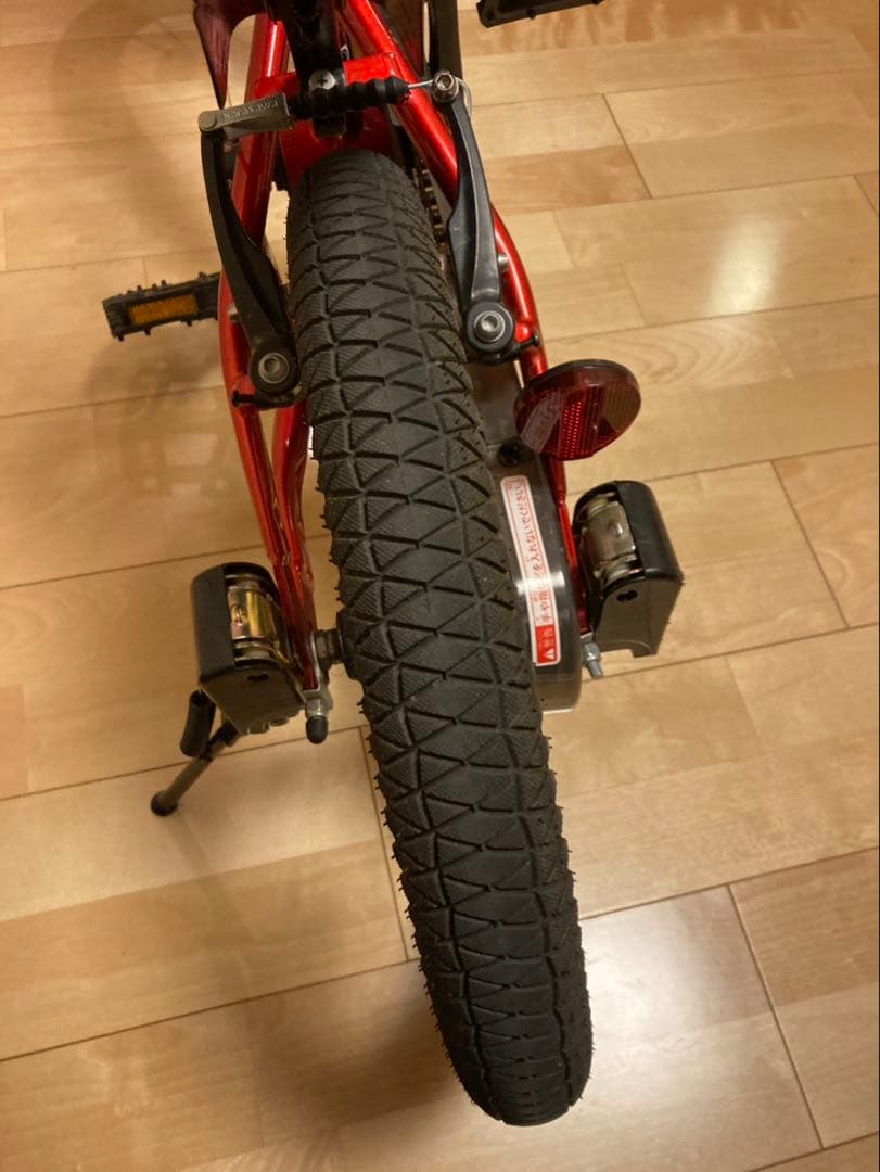 アイデス　d-bike 自転車　カゴ　補助輪　付き　赤　キッズ　ストライダー