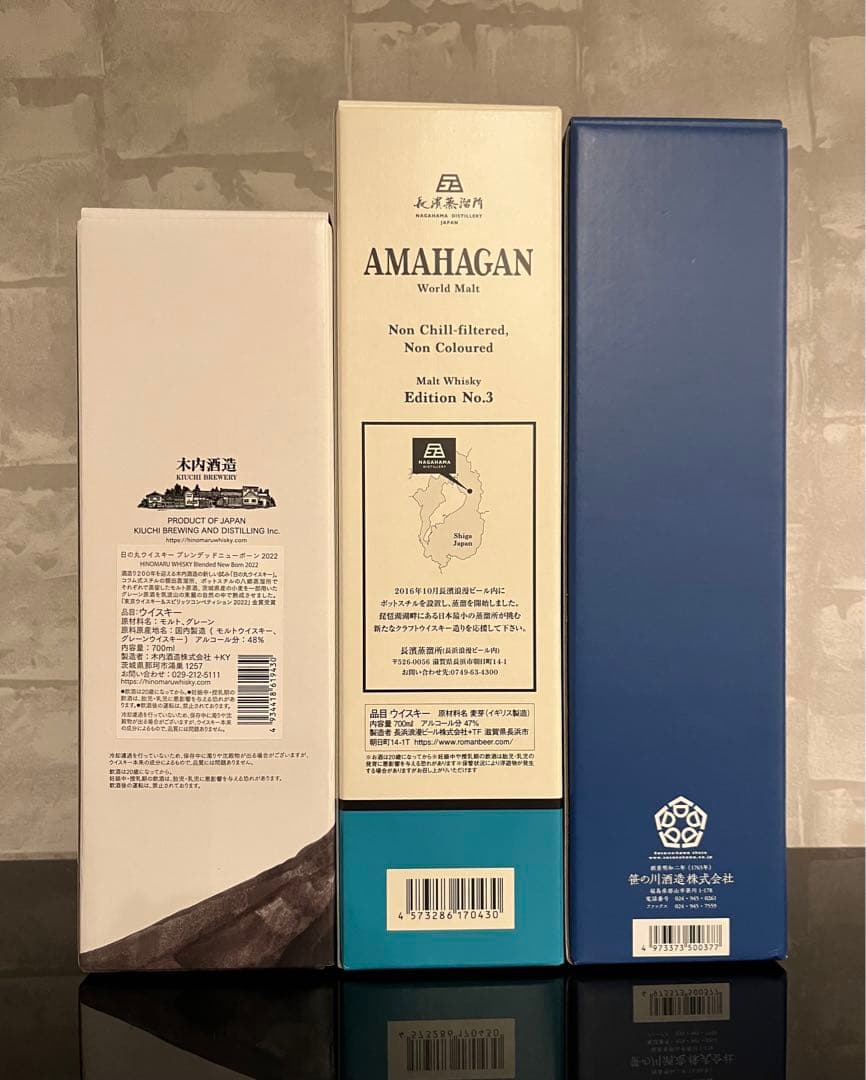 ウィスキー 3種売り