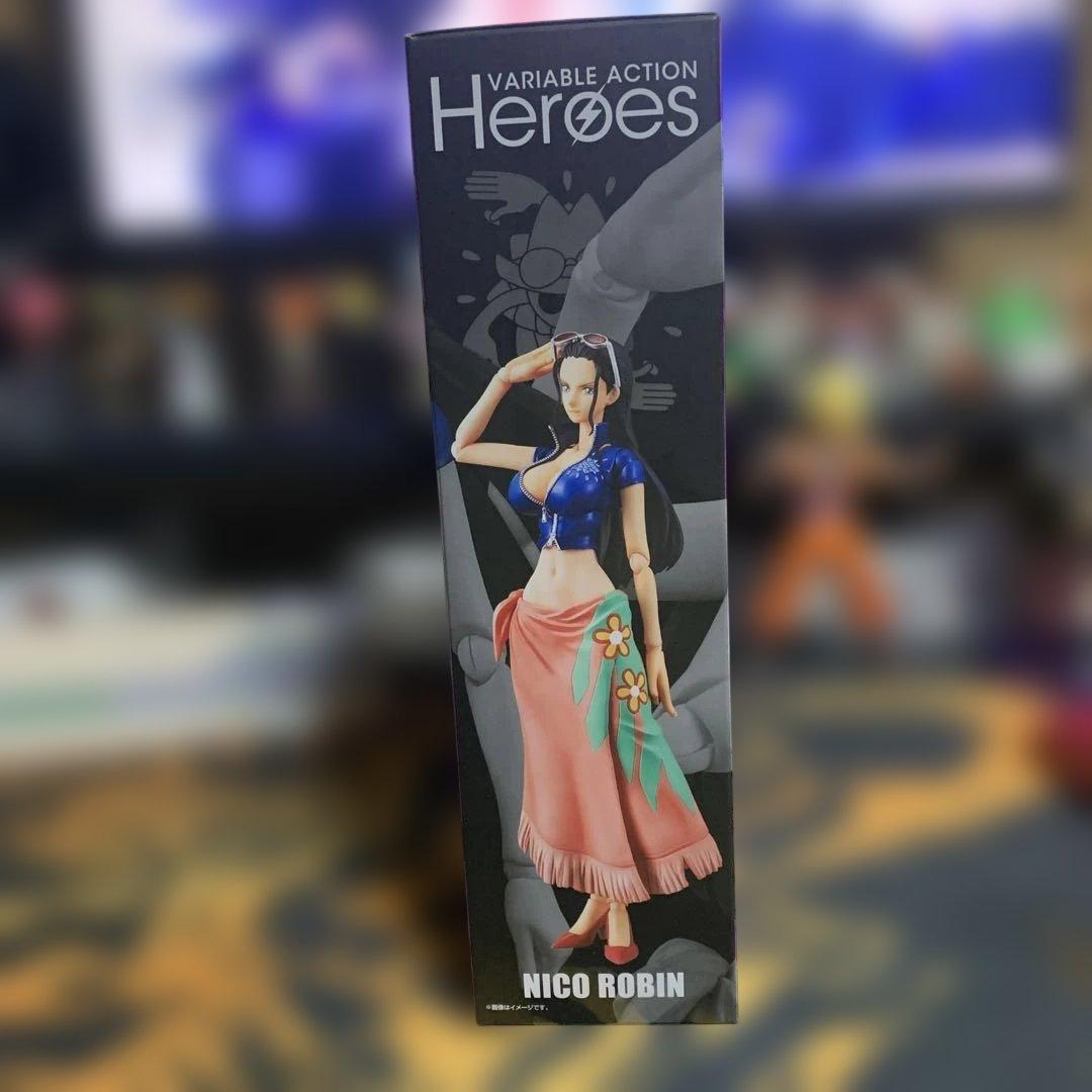 【開封】ワンピース ヴァリアブルアクションヒーローズ ニコ・ロビン フィギュア