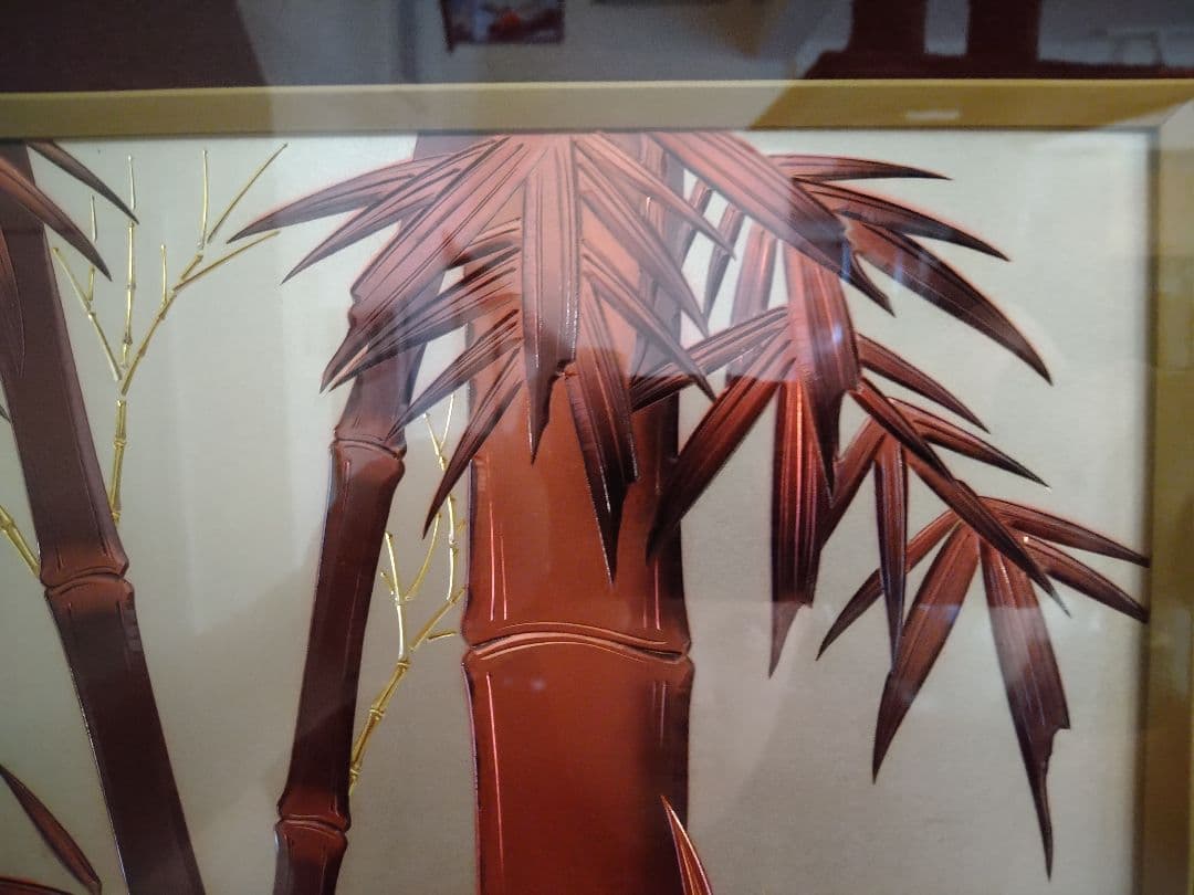 #彫金 #赤竹 #開運 #縁起物 #金属アート