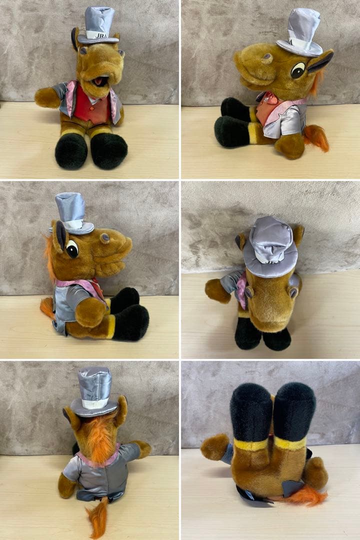 【希少】初代ターフィー　ぬいぐるみ　JRA 日本中央競馬会　当時物　レトロ