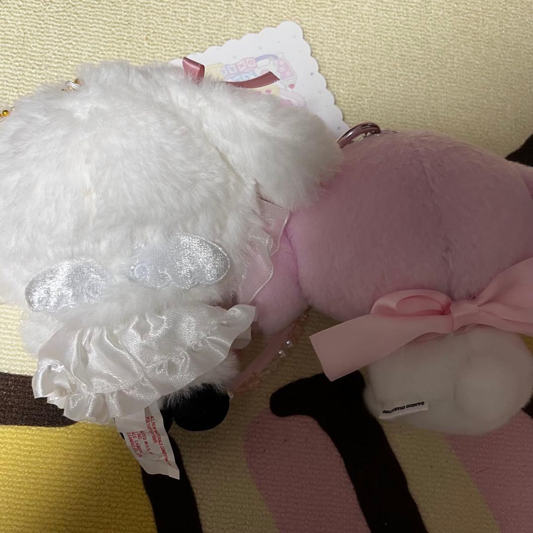 月夜のメロクロマイメロ マイメロディ キーホルダー ぬいぐるみ　粧美堂