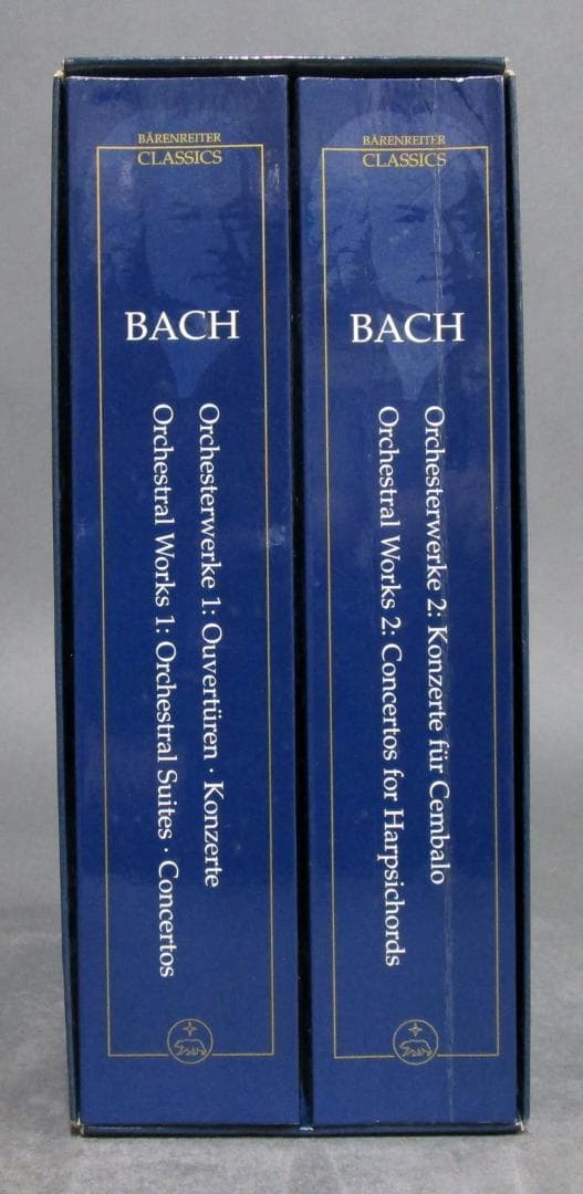 輸入楽譜本［バッハ BACH］管弦楽曲作品集 全2巻