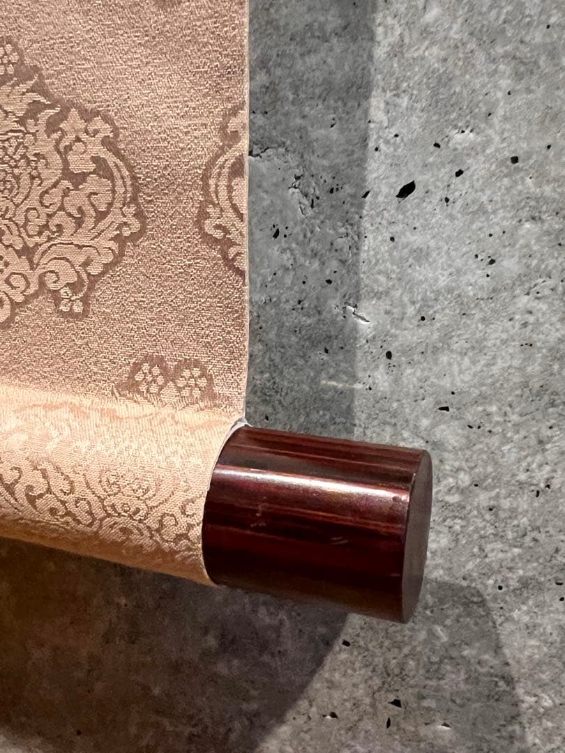 紅陽『日出』 肉筆 共箱 縁起物 日本画 掛け軸 掛軸 旭 旭日波 茶掛 骨董