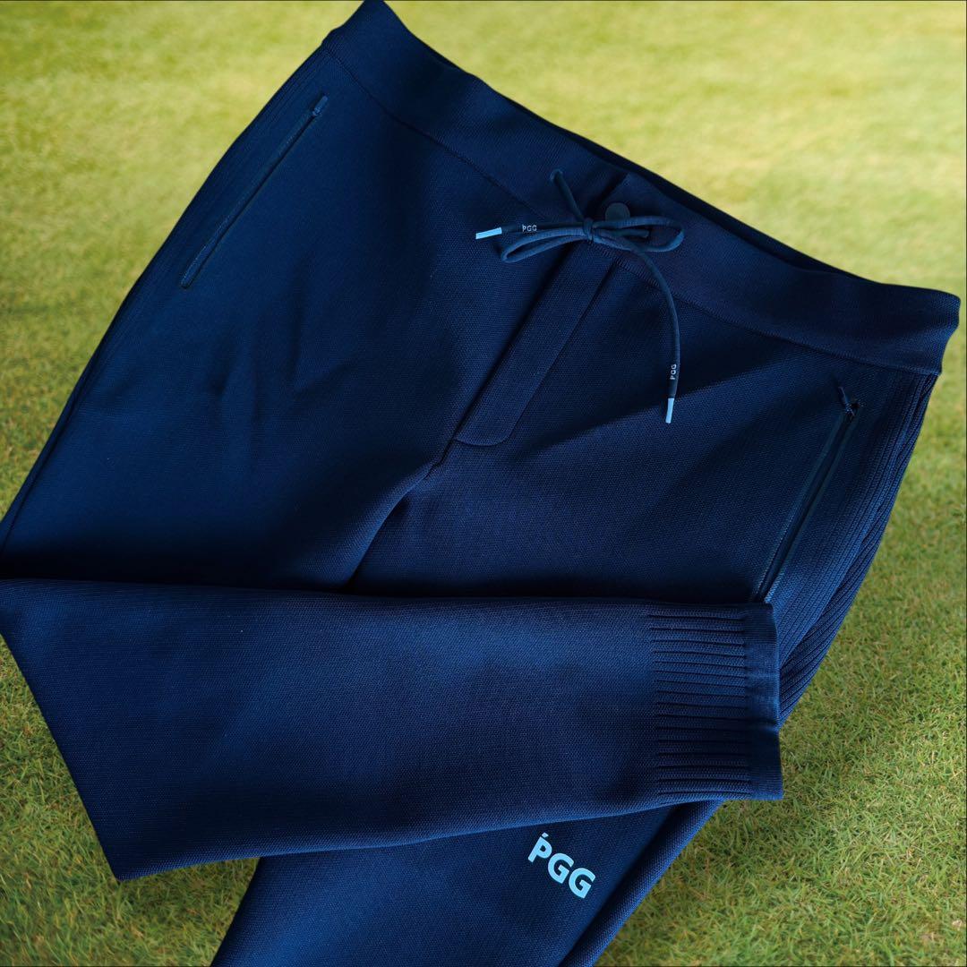 パーリーゲイツ　PGG ジョガーパンツ　XL〜XXL相当 紺　濃紺　ネイビー　6