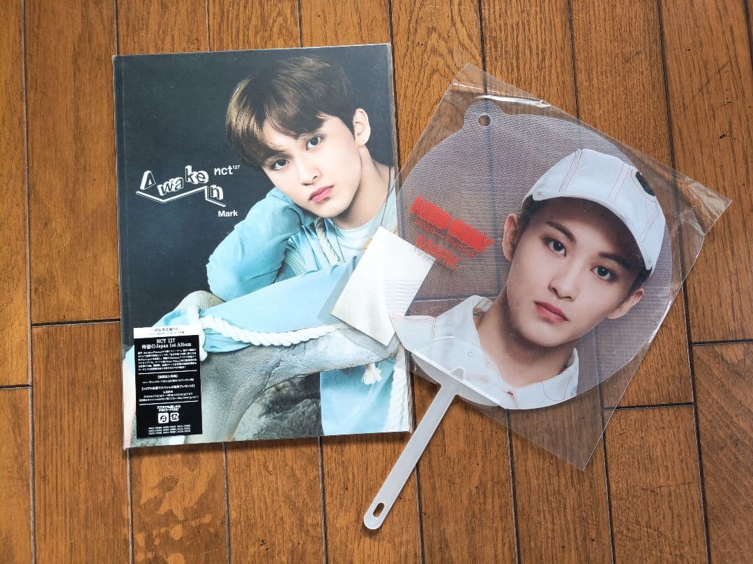NCT127　クリアうちわ+CD　コンプセット