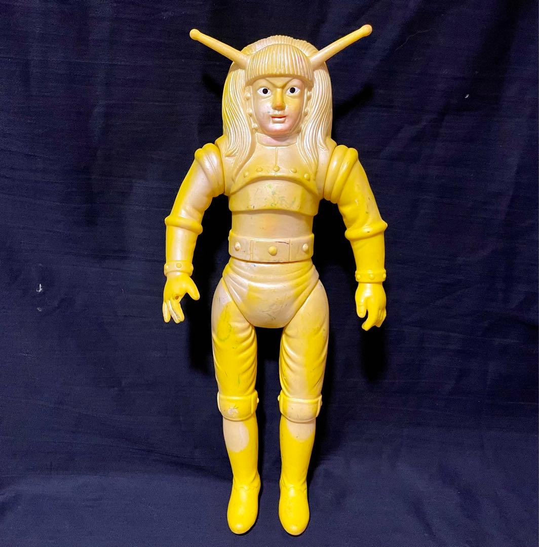 当時物 マグマ大使 ソフビ人形 ブルマァク希少品マルサンM1号ジャイアントサイズ