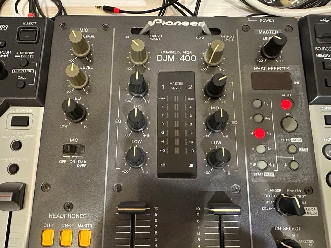 Pioneer CDJ-400×2 DJM-400 DJ機材ミキサーフルセット