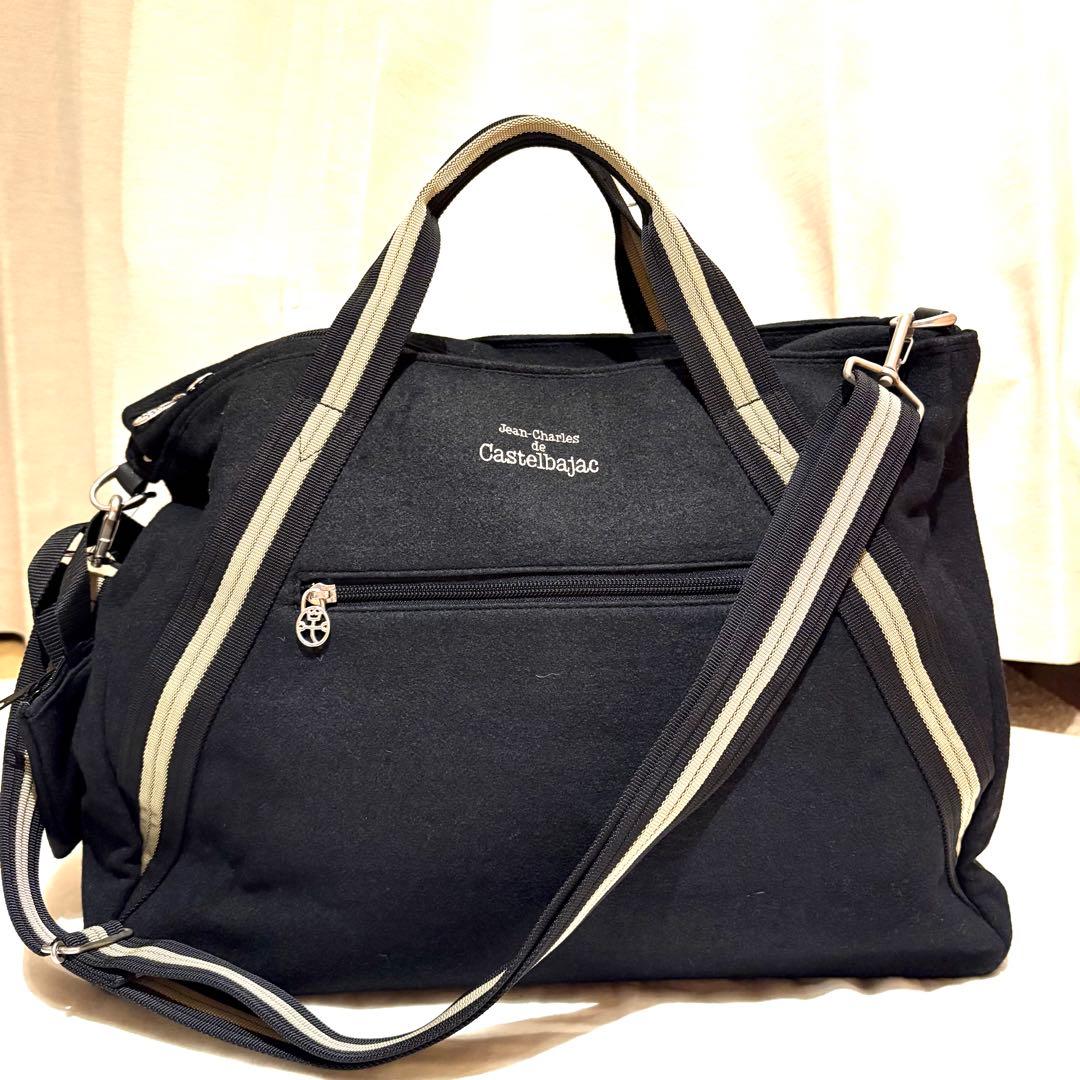 【極希少】カステルバジャック　2way　ゴルフバッグ　ボストンバッグ　ポーチ付