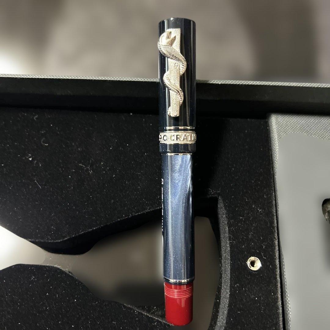 【値下げ】新品 未使用　希少　デルタ万年筆 ヒポクラティカ 万年筆　ニブM