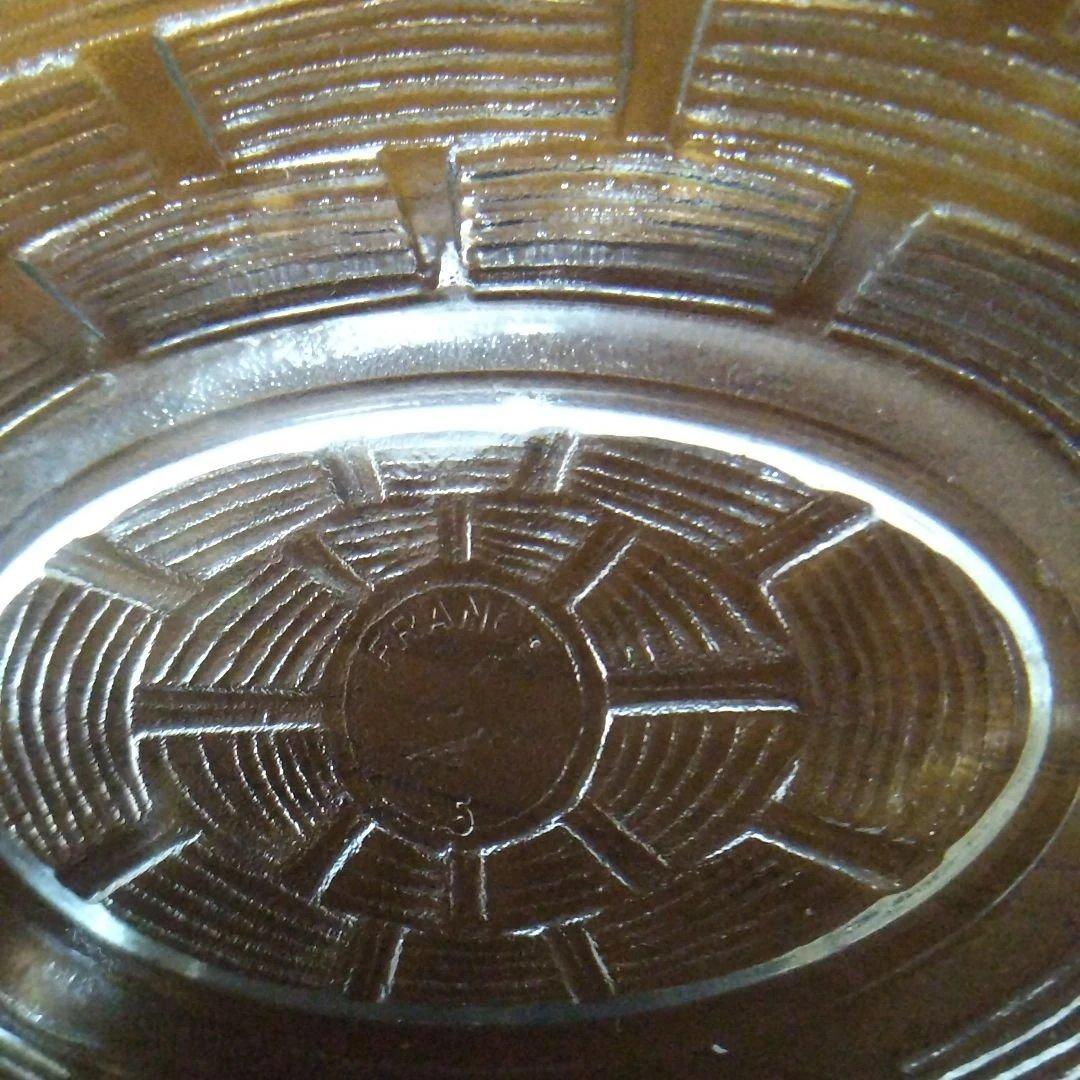 FRANCE アンティーク 雌鶏のガラス製卵ケース(クリア) ガラス