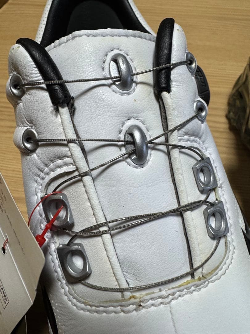 新品 MIZUNO ミズノ ゴルフシューズ スパイク GENEM 25.5cm