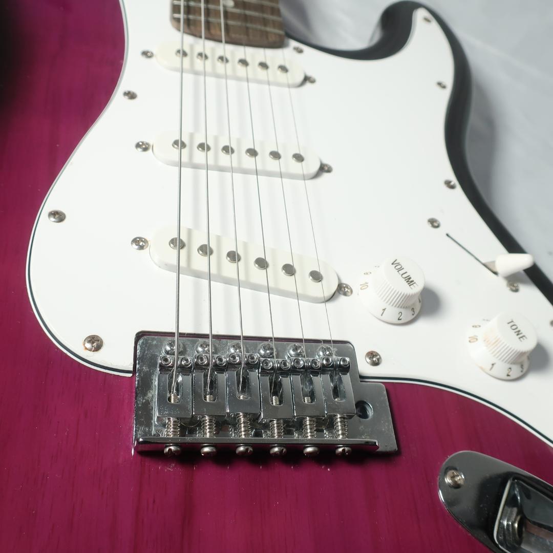 美品 SELDER ストラトタイプ エレキギター パープル