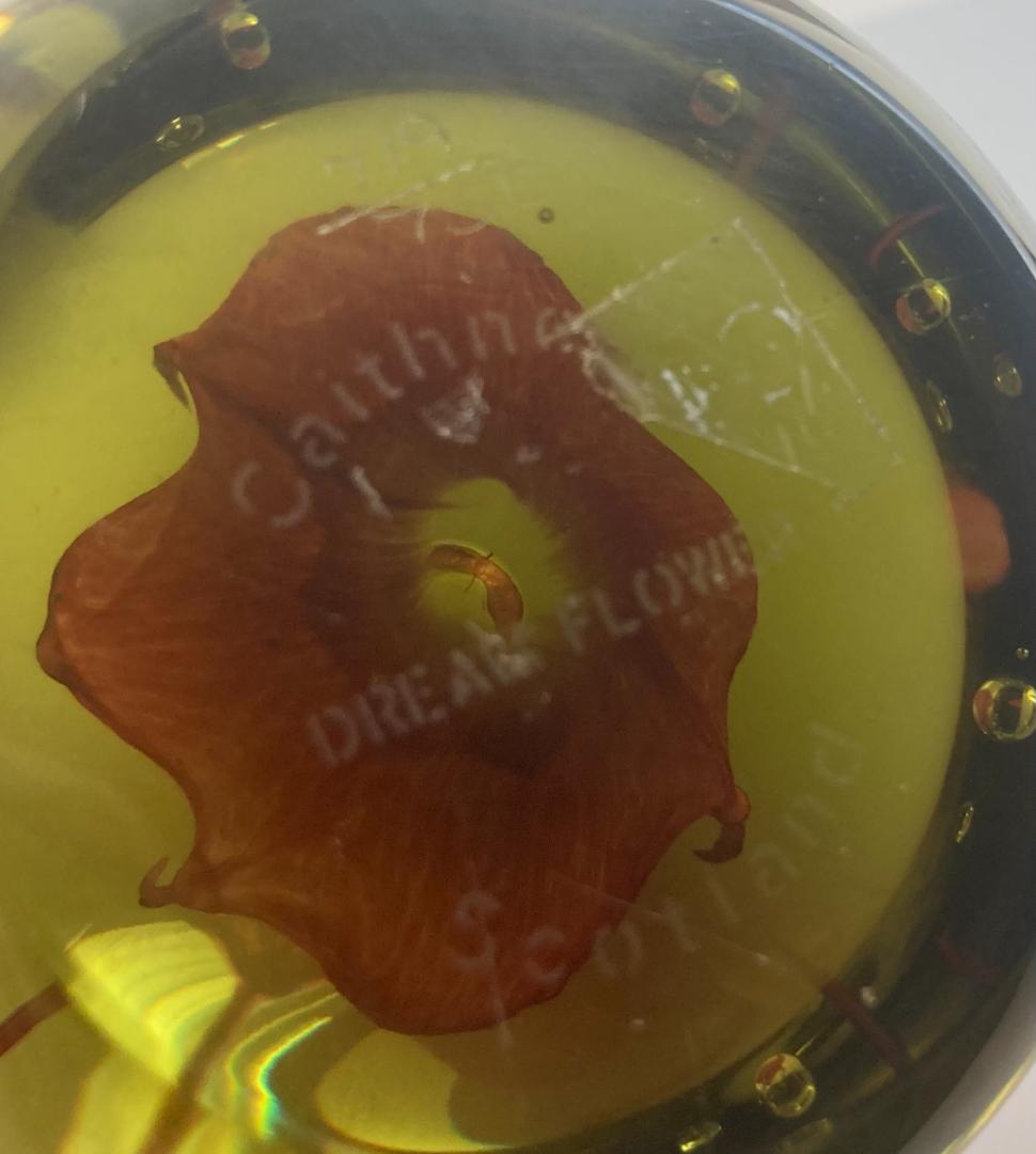 Caithness ケイスネス ペーパーウエイト DREAM FLOWER