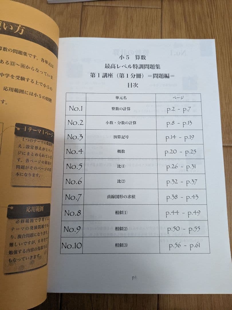 浜学園 小5 算数 最高レベル特訓問題集