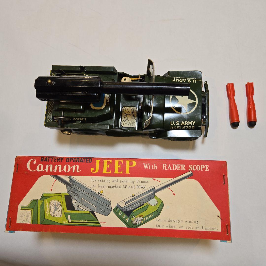 U.S. ARMY ミリタリージープ ミサイル付き(箱付き、日本製:ALPS社)