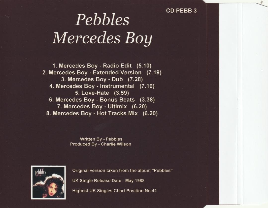 Pebbles - Mercedes Boy 限定版 CDシングル