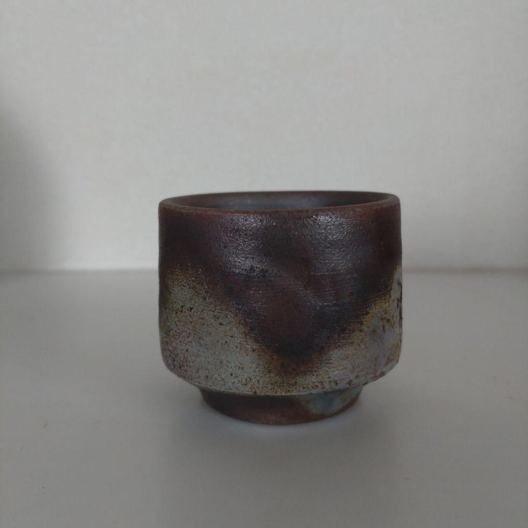 60・備前焼　徳利　ぐい呑　お猪口　五郎辺衛　一輪挿し　新品未使用　共箱　共布