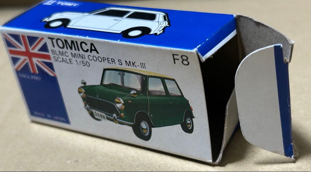 トミカ ミニクーパー クリヤマ模型 タミヤ ブルー