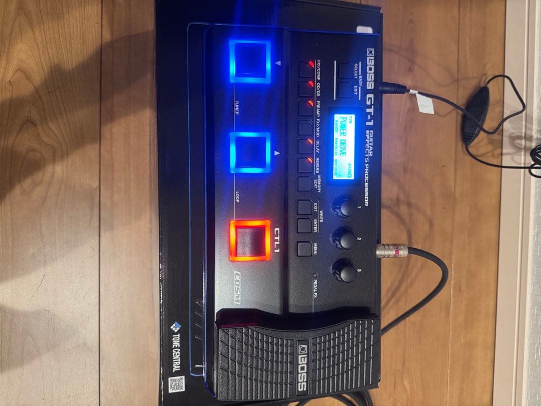 BOSS GT-1 専用アダプターPSA-100S2付き