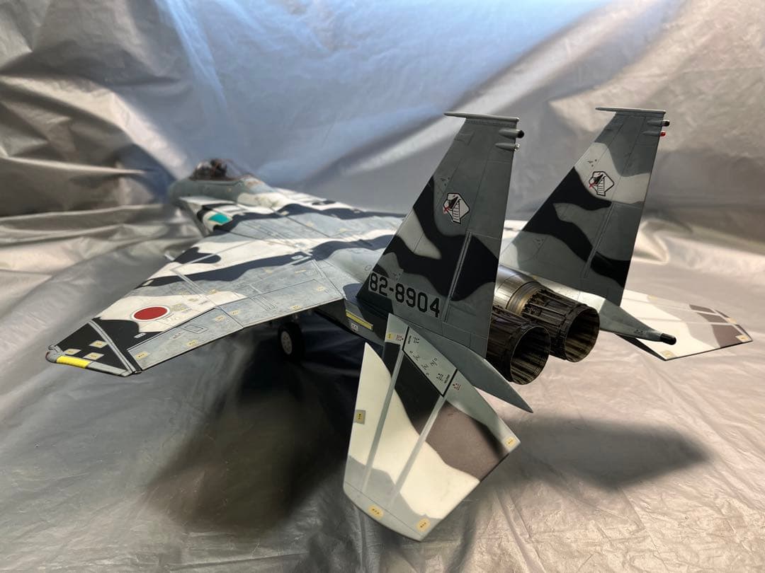 完成品 1/32 タミヤ F-15J ブラック/ホワイト アグレッサー904号機