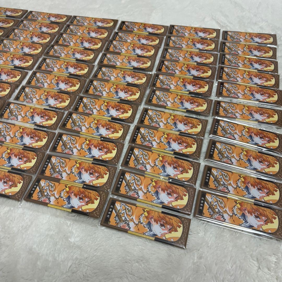 鬼滅の刃 絵札缶バッジコレクション 第2弾 我妻善逸 65点